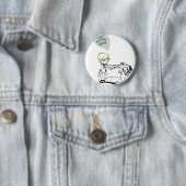 blije verjaardag jesus ronde button 5,7 cm (In situ)