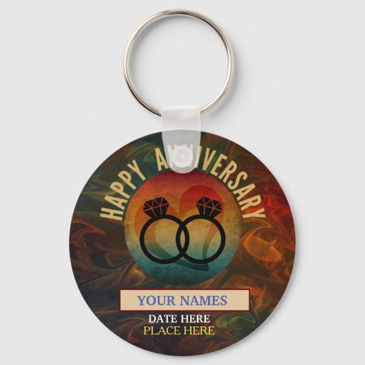 blije verjaardag sleutelhanger (Voorkant)