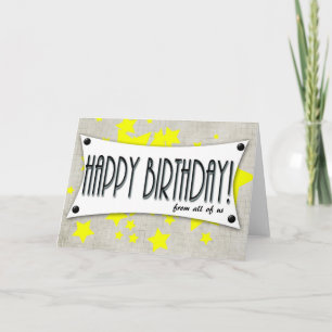 blije verjaardag van de generieke kaart van de ver