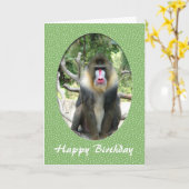 blije verjaardagdierentuin dierkaart kaart (Gele Bloem)