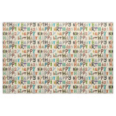 blije verjaardagscrème stof (Fat Quarter)