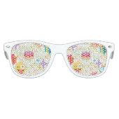 blije verjaardagsemoji zonnebrillen (Voorkant)