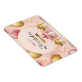 blije verjaardagsgeschenken houden van taart goudr magneet (Rechterzijde)