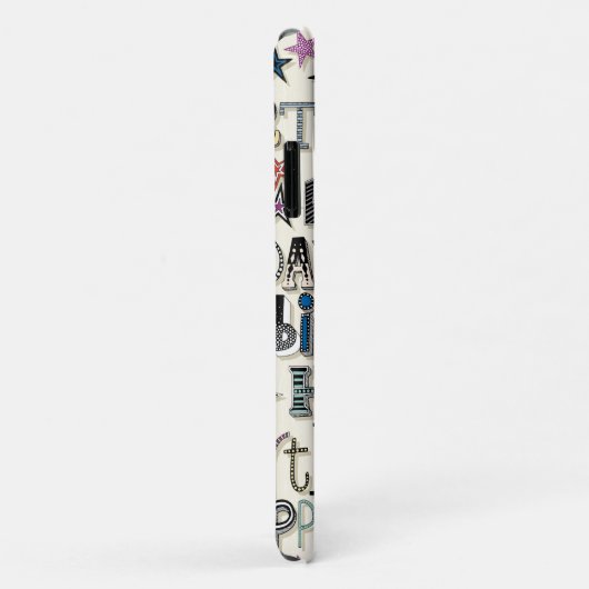 blije verjaardagsharten en sterren Case-Mate iPhone case (Achterkant/rechts)