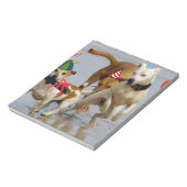 blije verjaardagshonden notitieblok (Linkerzijde)