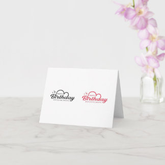 blije verjaardagskaart kaart