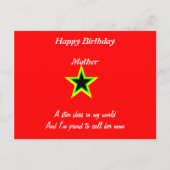 blije verjaardagskaarten briefkaart (Voorkant)