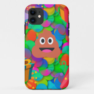 blije verjaardagspost emoji iPhone 11 hoesje