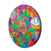 blije verjaardagspost emoji dartbord (Voorkant Rechts)