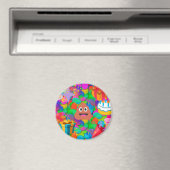 blije verjaardagspost emoji magneet (Insitu (Vaatwasser))