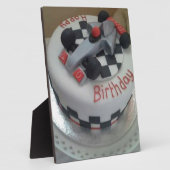 blije verjaardagsracewagen fotoplaat (Zijkant)