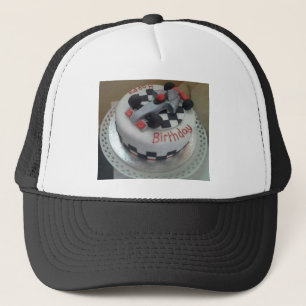 blije verjaardagsracewagen trucker pet