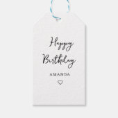 blije verjaardagsSticker Cadeaulabel (Voorkant)