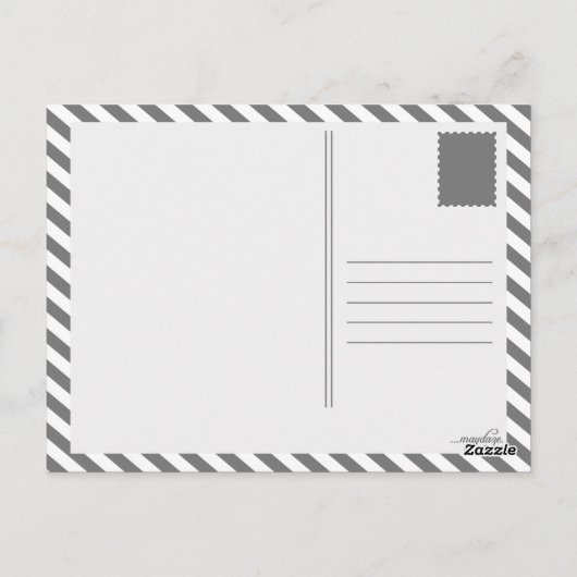 blije verjaardagsstrepen briefkaart (Achterkant)