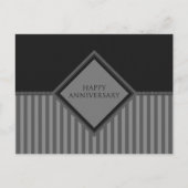 blije verjaardagsstrepen briefkaart (Voorkant)