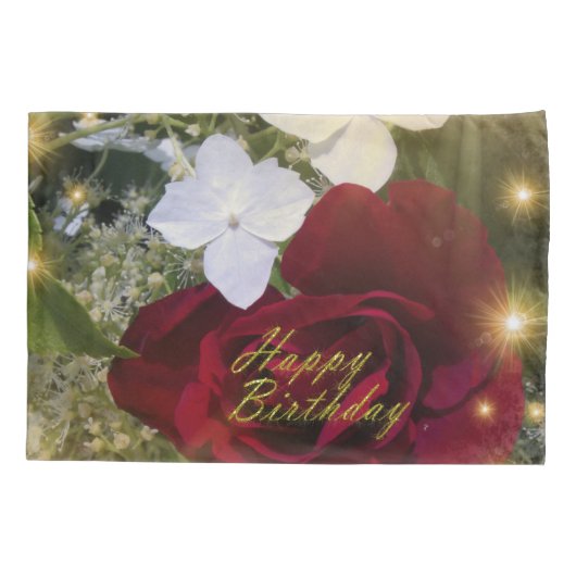 blije verjaarstekst kussensloop (Achterkant)