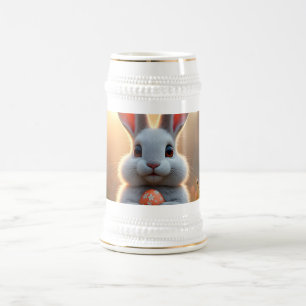 Blijer Paashaas in de magie van de lente Bierpul