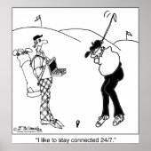 Blijf 24 uur per dag online poster (Voorkant)