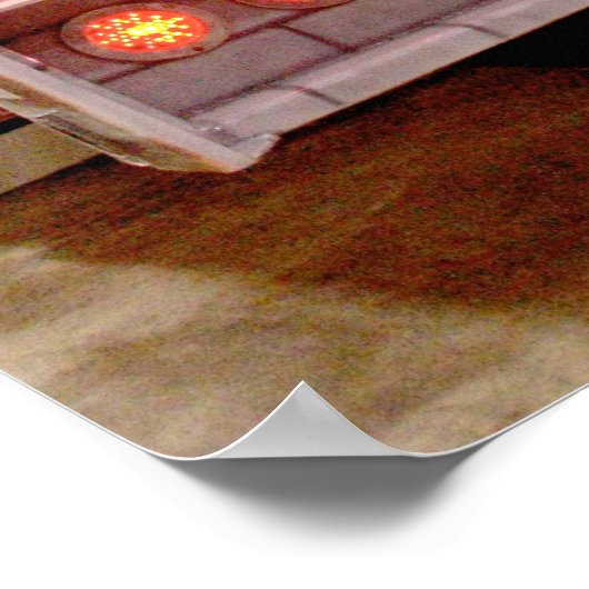 Blijf 500 voet terug! poster (Hoek)