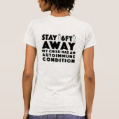 Blijf 6 meter verderop [Ouder] T-shirt (Achterkant)