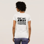 Blijf 6 meter verderop [Ouder] T-shirt (Achterkant volledig)