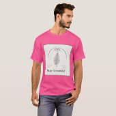 Blijf aan de grond - Minimalistische Fern Leaf Ret T-shirt (Voorkant volledig)