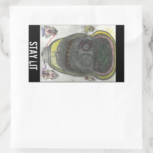 BLIJF AAN STICKERS (Tas)