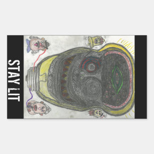 BLIJF AAN STICKERS