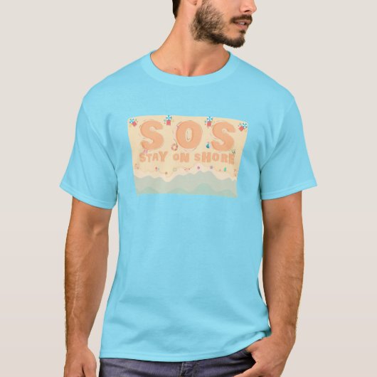 Blijf aan wal t-shirt (Voorkant)