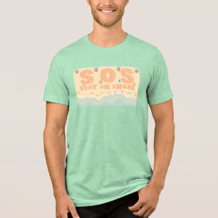Blijf aan wal Tri-Blend shirt
