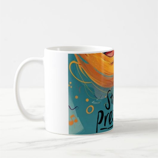 Blijf aanwezig koffiemok (Links)