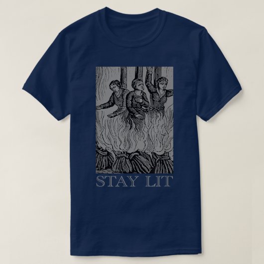 Blijf achter de occulte satan Witch Unholy Baphome T-shirt (Design voorkant)