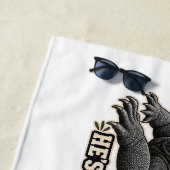 Blijf Af Ze Is Van Mij Iguana Koppel Strandlaken (In situ)