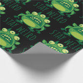Blijf Alien Monster dragen Cadeaupapier (Hoek)