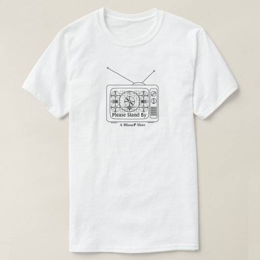 Blijf alsjeblieft staan - een MisterP-Shirt T-shirt (Design voorkant)