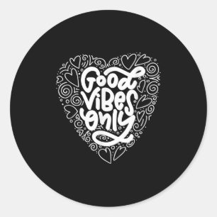 Blijf altijd gemotiveerd en versterk; blijf geïnsp ronde sticker