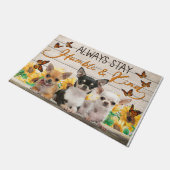 Blijf altijd Humble en hou altijd van Chihuahua Deurmat (Schuin)