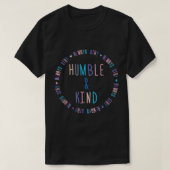 Blijf altijd Humble en Kind KJV Colossians 312 T-shirt (Design voorkant)