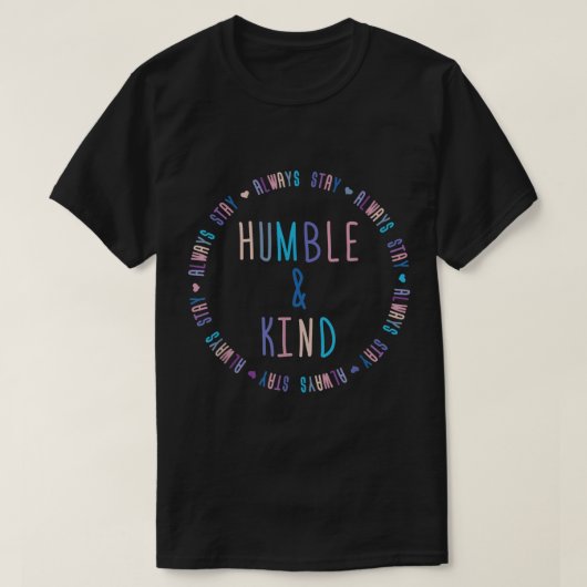 Blijf altijd Humble en Kind KJV Colossians 312 T-shirt (Design voorkant)