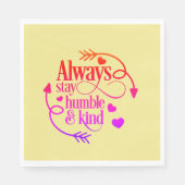 Blijf altijd humoristisch en houd het hart en de p servet (Voorkant)