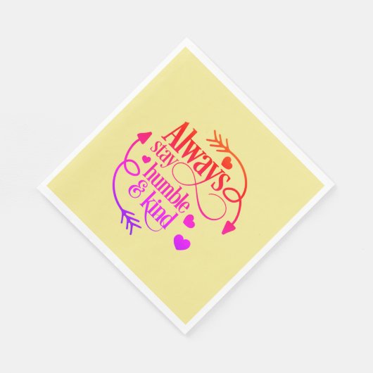 Blijf altijd humoristisch en houd het hart en de p servet (Hoek)