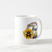 Blijf altijd nederig en vriendelijk koffiemok (Voorkant rechts)