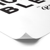 Blijf altijd nederig en vriendelijk positief leven poster (Hoek)