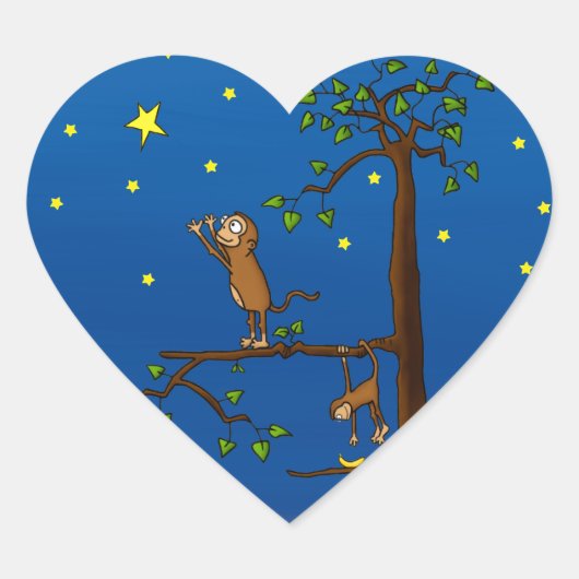 Blijf apen Stickers bereiken (Voorkant)