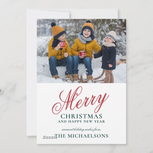 Blijf arm - Vakantievloemen Feestdagenkaart