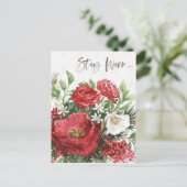 Blijf arm - Vakantievloeren Feestdagenkaart (Staand voorkant)