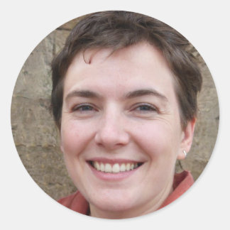 Blijf avontuurlijk, mijn vriend ronde sticker