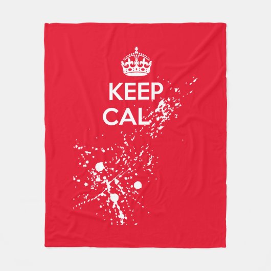 Blijf bellen... fleece deken (Voorkant)