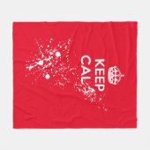 Blijf bellen... fleece deken (Voorkant (Horizontaal))