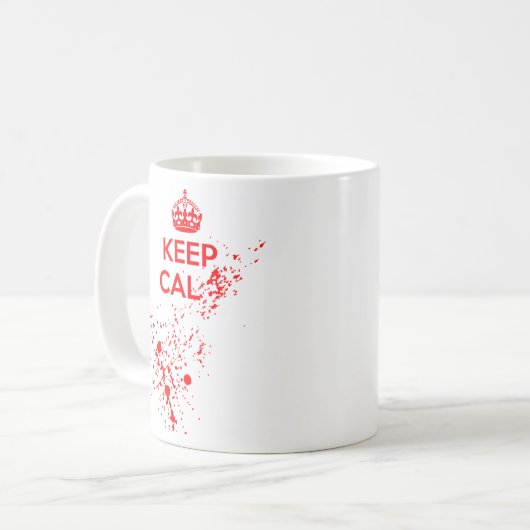 Blijf bellen... koffiemok (Voorkant links)